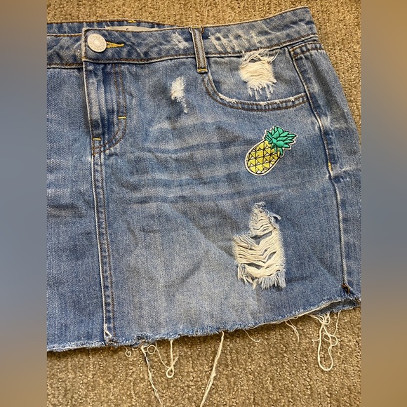 Mini denim skirt size L - Picture 2 of 4
